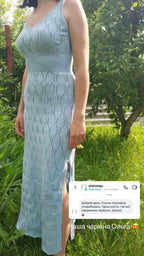 Ажурна сукня максі