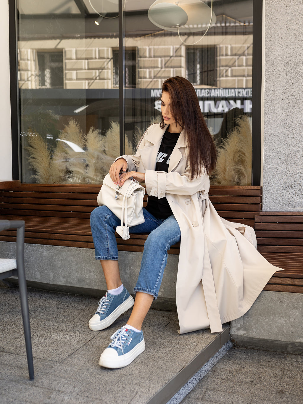 Тренч oversize з сучасним силуетом 🤎