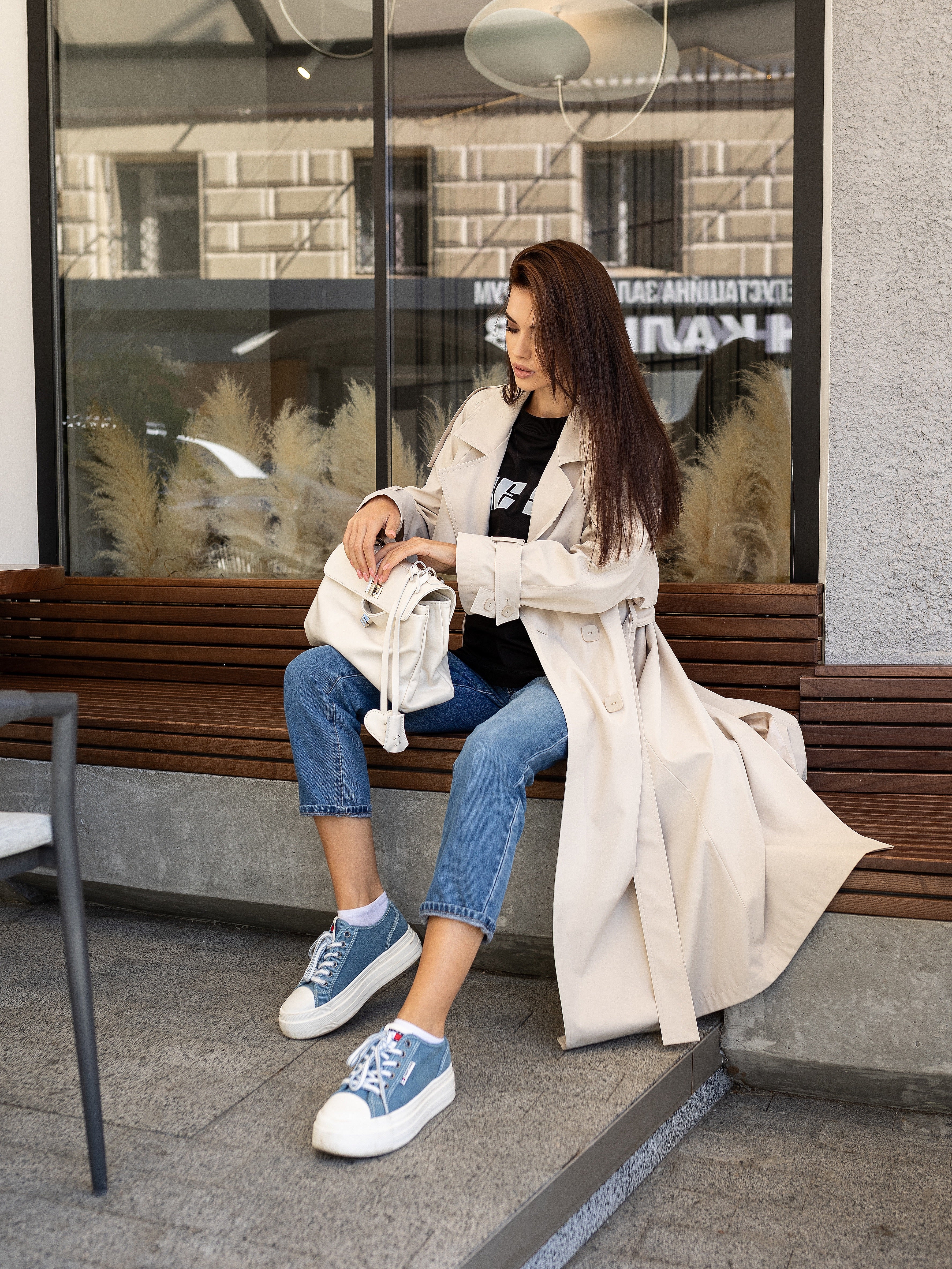 Тренч oversize з сучасним силуетом 🤎