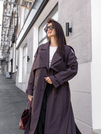 Тренч oversize з сучасним силуетом 🤎