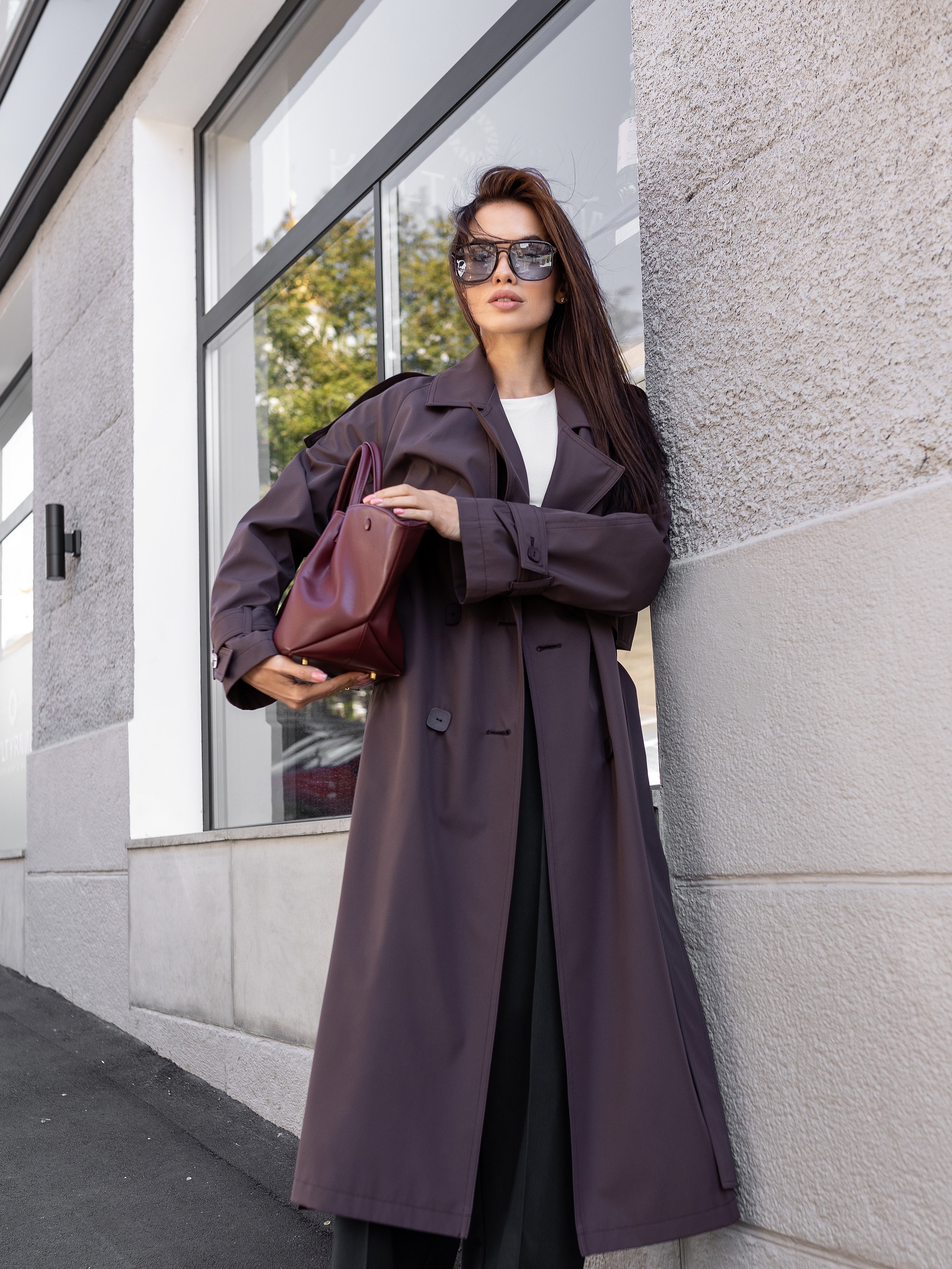 Тренч oversize з сучасним силуетом 🤎
