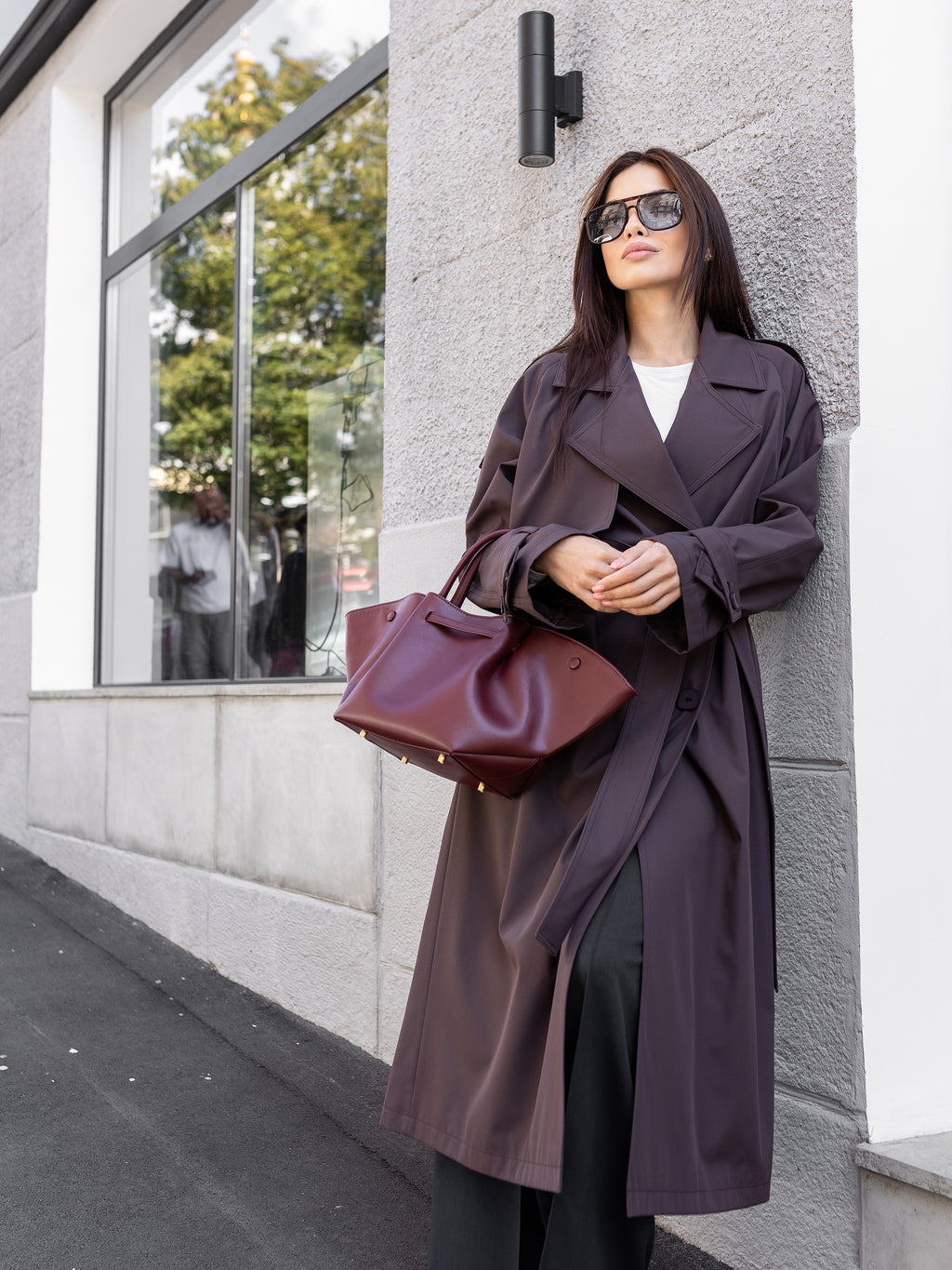Тренч oversize з сучасним силуетом 🤎