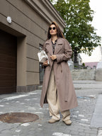 Тренч oversize з сучасним силуетом 🤎