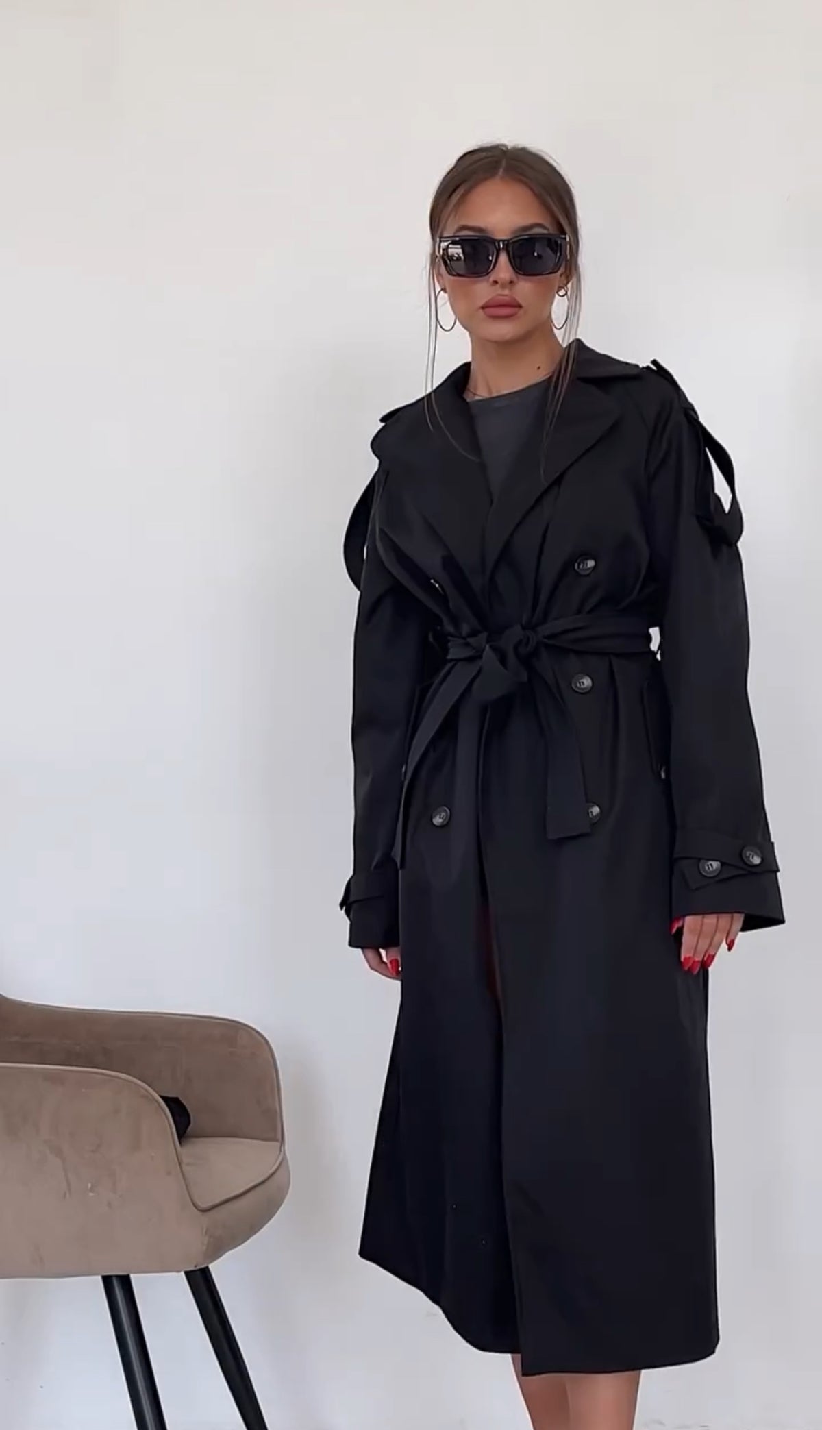 Вишуканий, елегантний тренч maxi