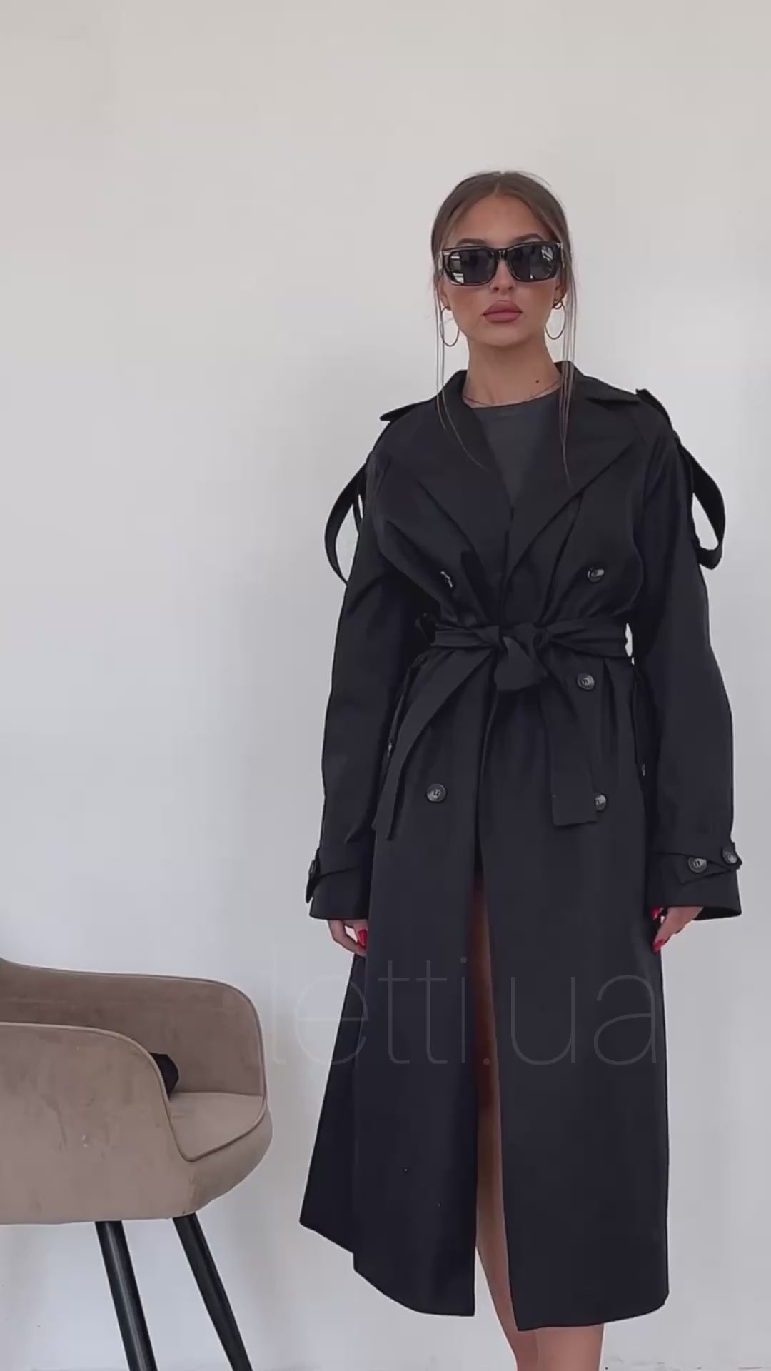 Вишуканий, елегантний тренч maxi